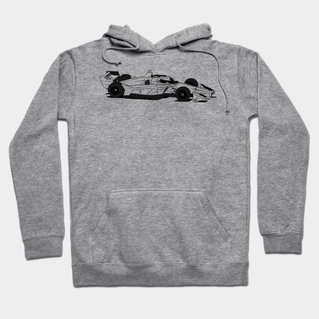 Indy Road Course Aeroscreen Hoodie by Sway Bar Designs